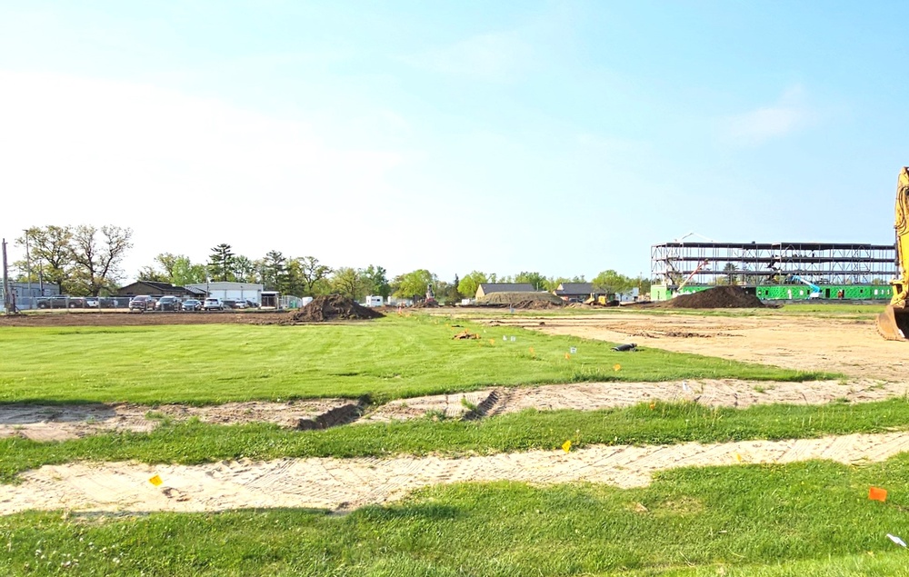 Groundwork for construction of a fourth, $27.3 million barracks project underway at Fort McCoy