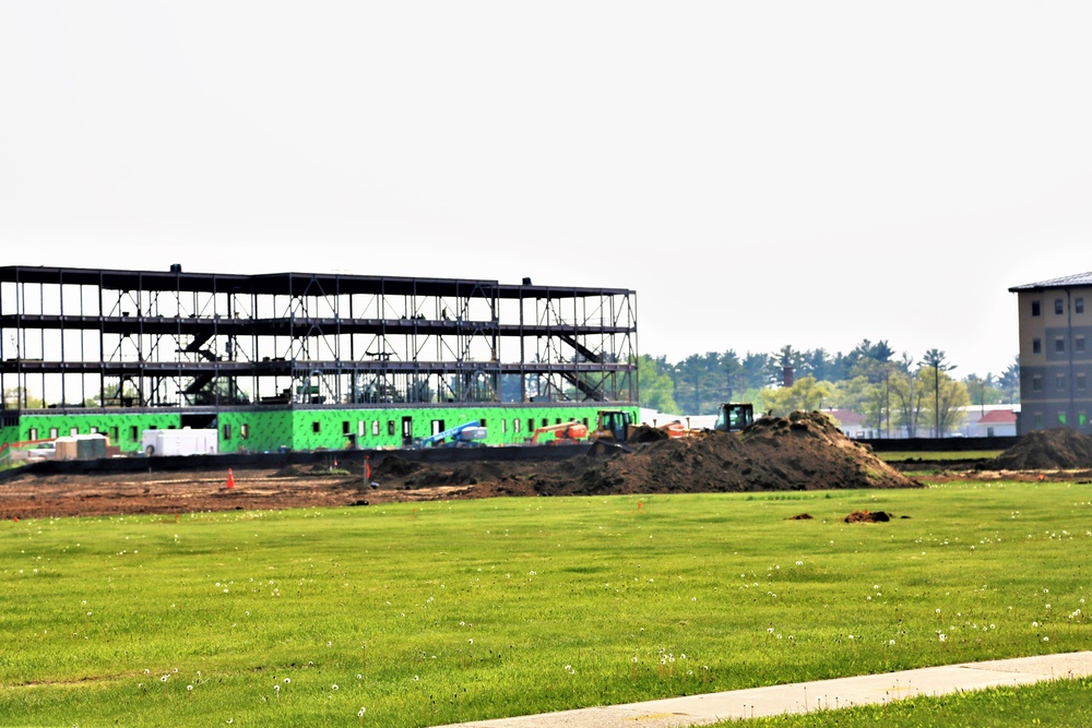 Groundwork for construction of a fourth, $27.3 million barracks project underway at Fort McCoy