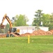 Groundwork for construction of a fourth, $27.3 million barracks project underway at Fort McCoy