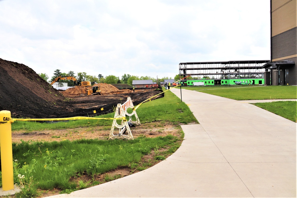 Groundwork for construction of a fourth, $27.3 million barracks project underway at Fort McCoy