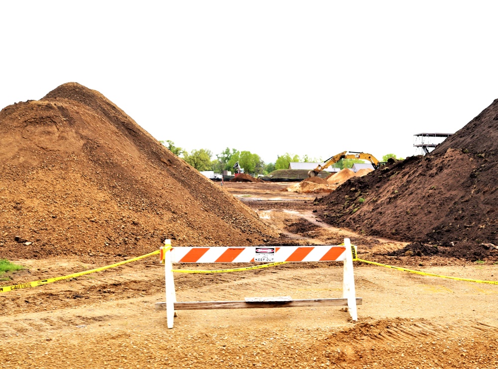 Groundwork for construction of a fourth, $27.3 million barracks project underway at Fort McCoy