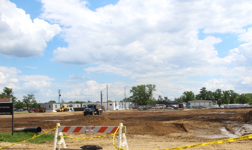Groundwork for construction of a fourth, $27.3 million barracks project underway at Fort McCoy