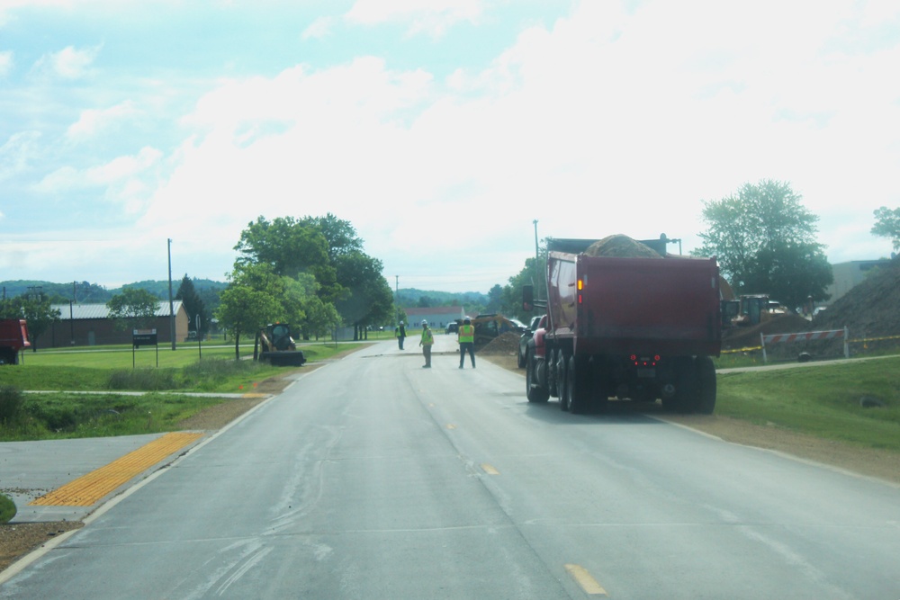Groundwork for construction of a fourth, $27.3 million barracks project underway at Fort McCoy