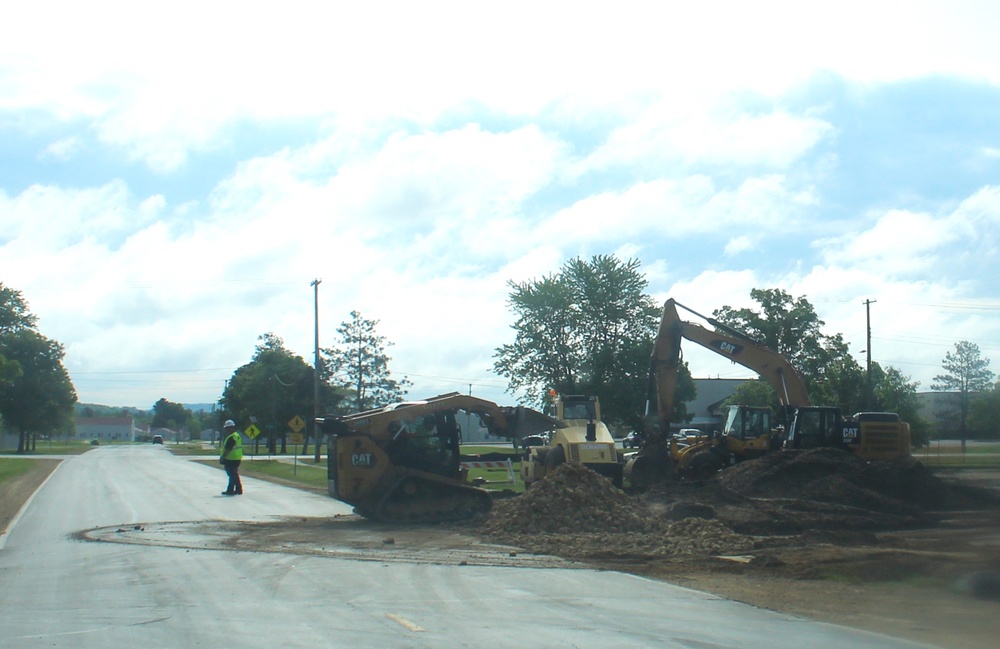 Groundwork for construction of a fourth, $27.3 million barracks project underway at Fort McCoy