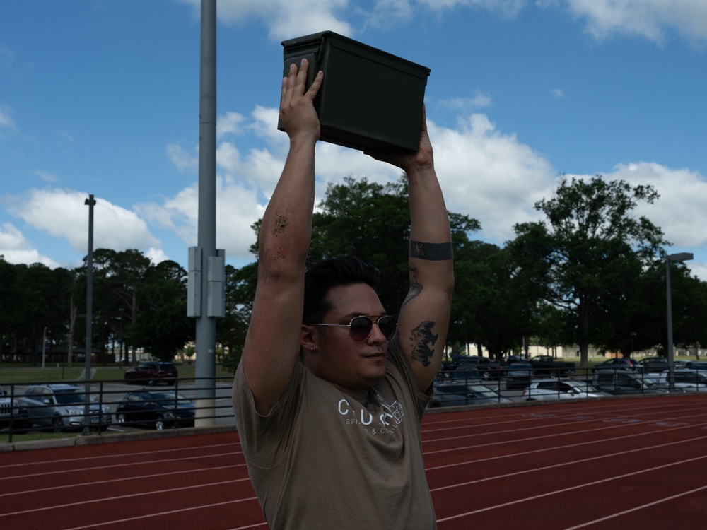 SJAFB cerebrates Police Week with a fitness challenge