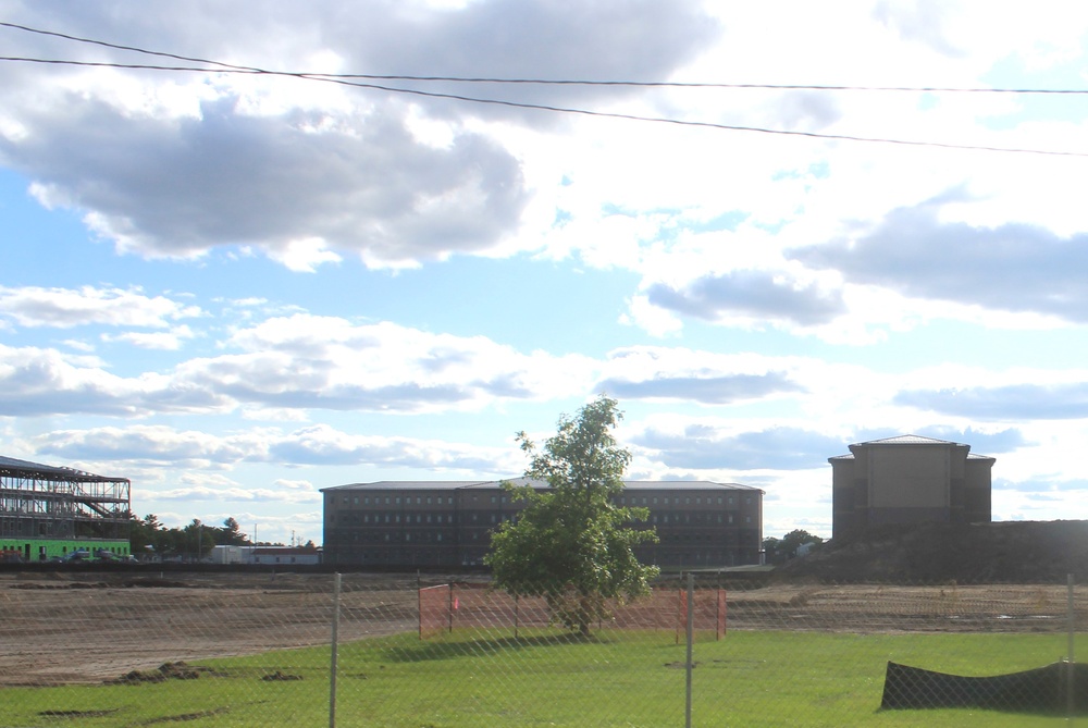 Groundwork for construction of a fourth, $27.3 million barracks project underway at Fort McCoy