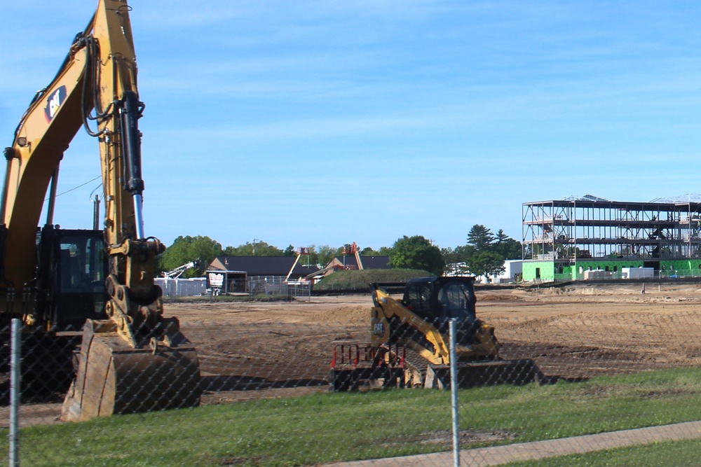 Groundwork for construction of a fourth, $27.3 million barracks project underway at Fort McCoy