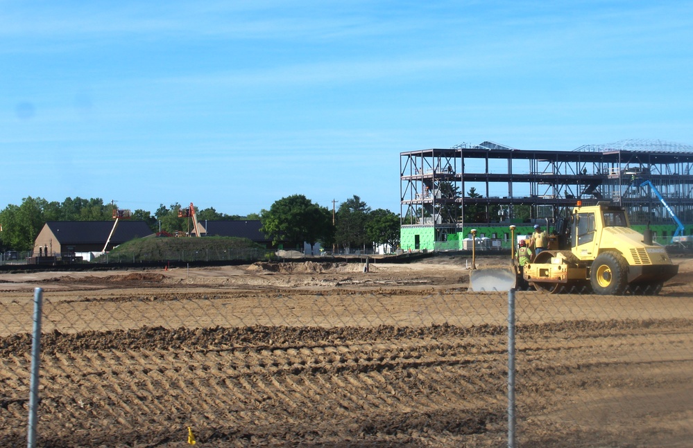 Groundwork for construction of a fourth, $27.3 million barracks project underway at Fort McCoy