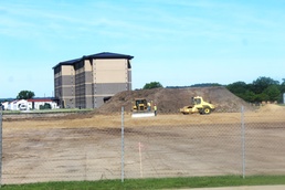 Groundwork for construction of a fourth, $27.3 million barracks project underway at Fort McCoy