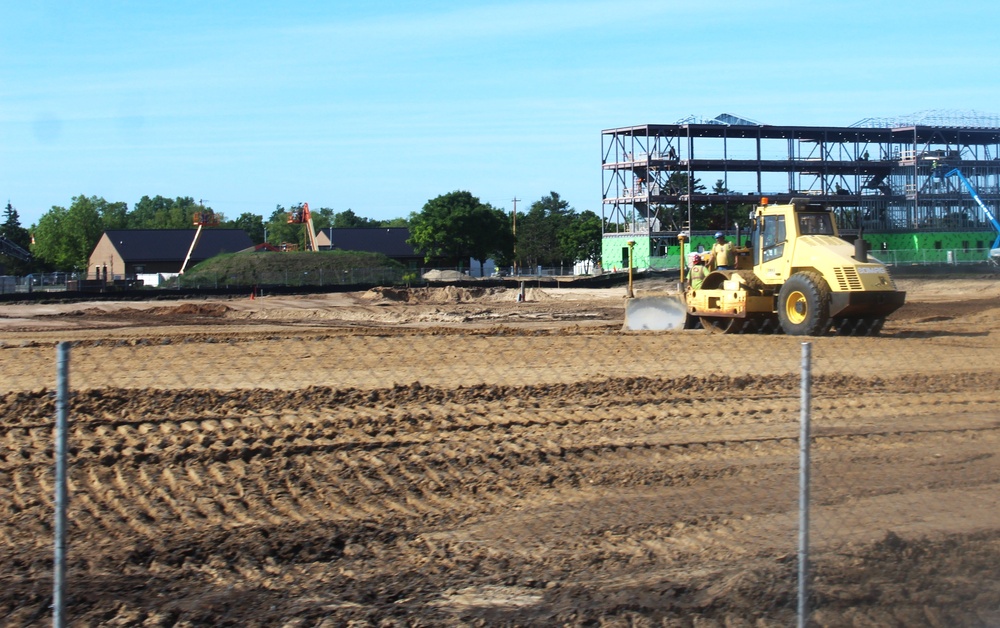 Groundwork for construction of a fourth, $27.3 million barracks project underway at Fort McCoy