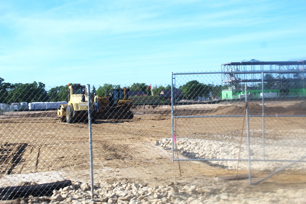 Groundwork for construction of a fourth, $27.3 million barracks project underway at Fort McCoy