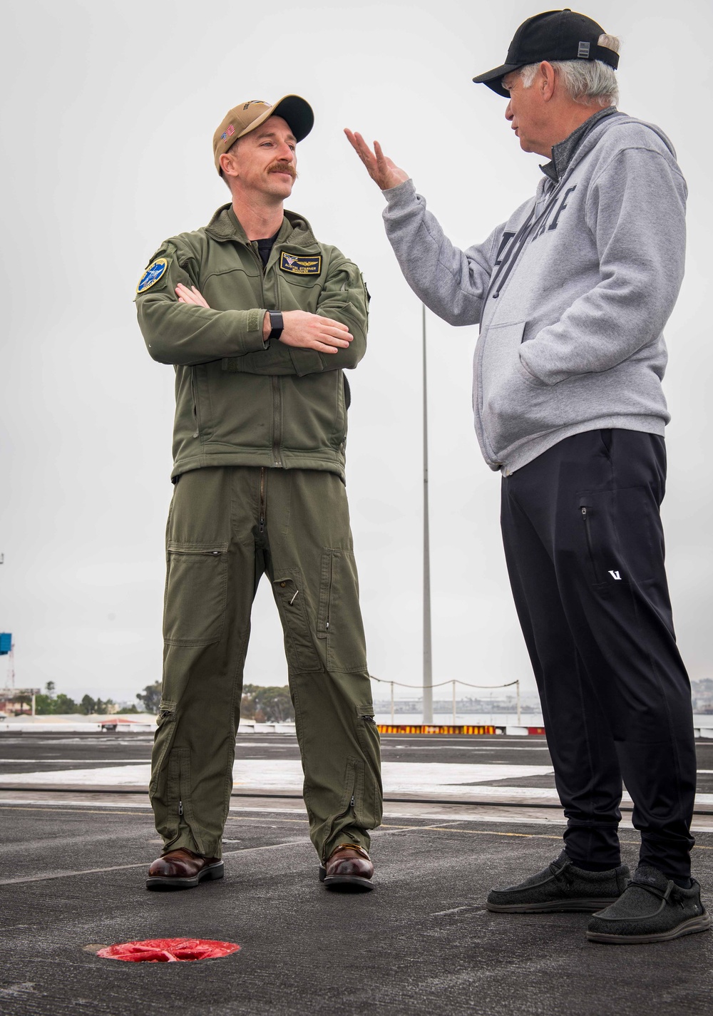 Retired U.S. Air Force Brig. Gen. Tours USS Carl Vinson (CVN 70)