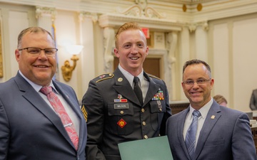 Oklahoma Army National Guard Soldier recognized at State Capitol