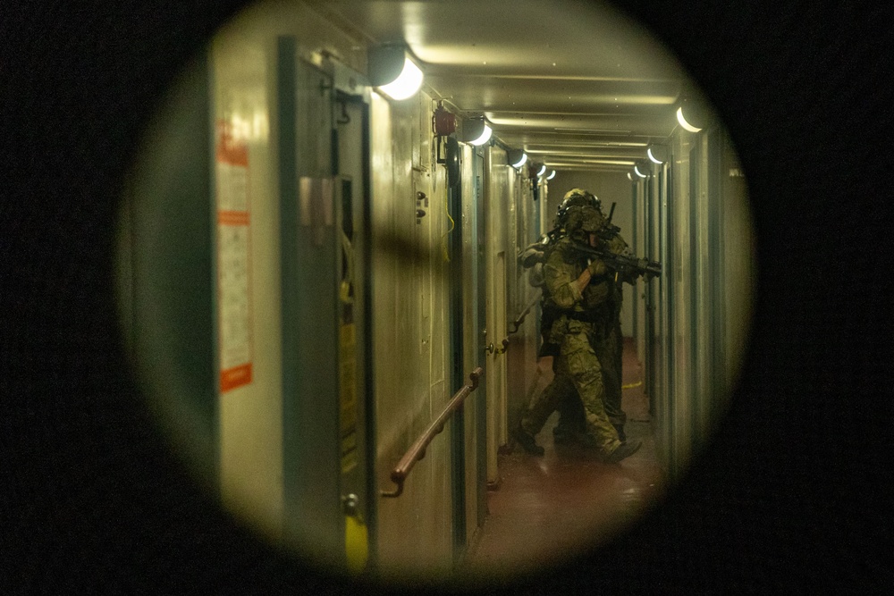 Marine Raiders conduct VBSS operations during Advanced Maritime Training Package