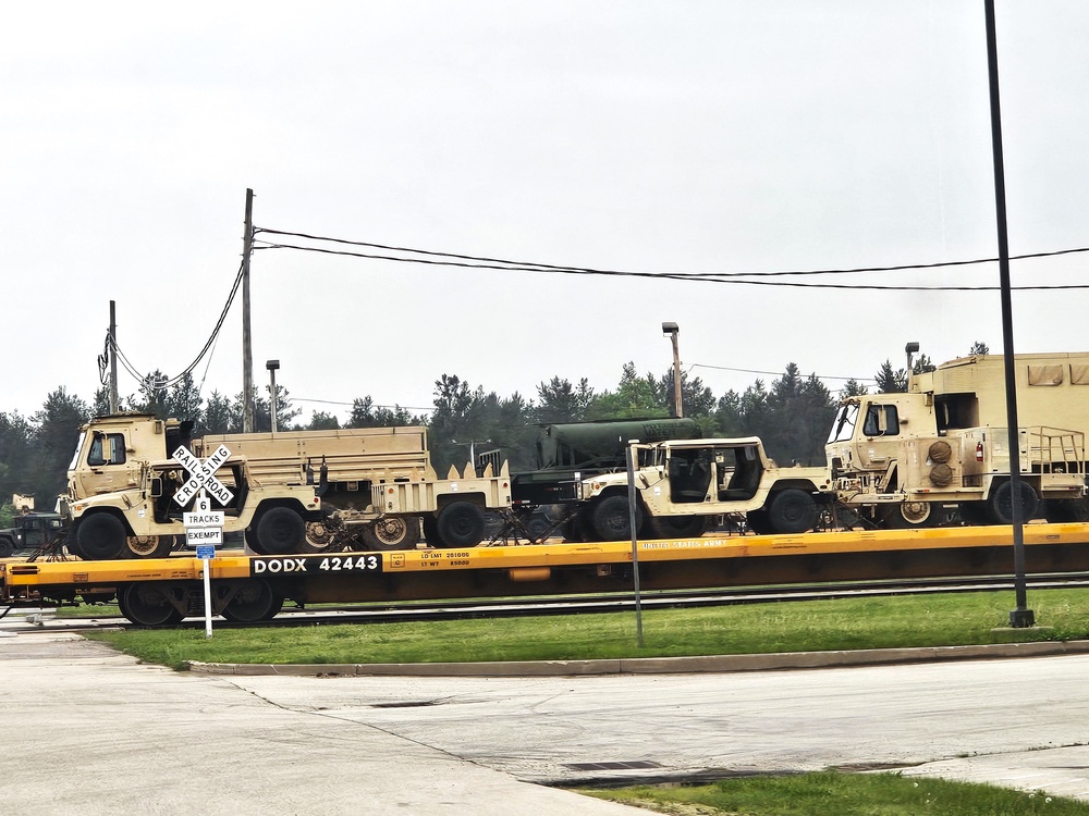 32nd Infantry Brigade Combat Team Soldiers complete ‘largest rail movement with civilian linehaul Wisconsin National Guard has ever done’