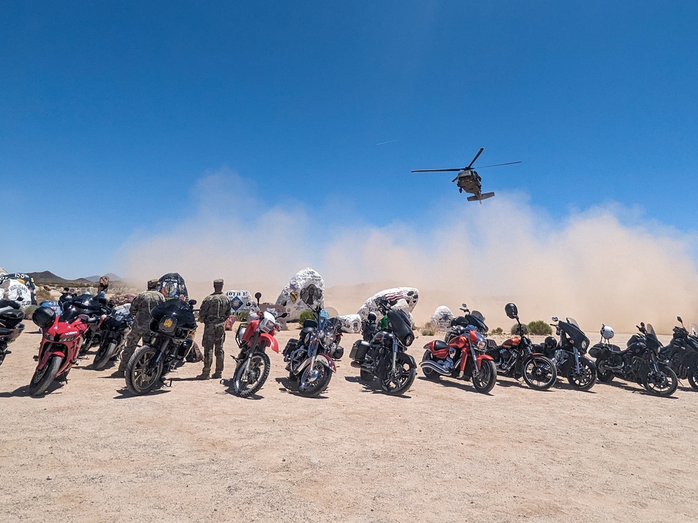 The Bikeriders stars and director visit Fort Irwin