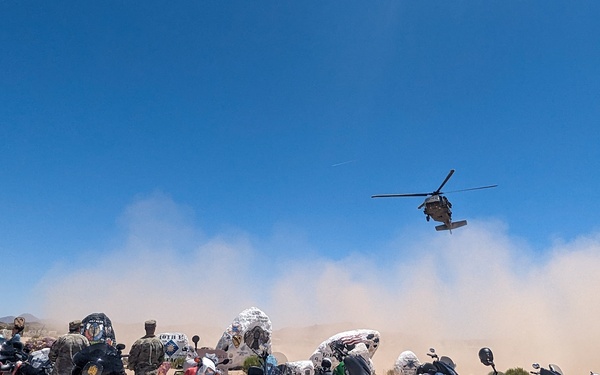 The Bikeriders stars and director visit Fort Irwin