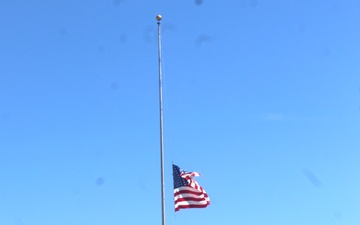 Photo Story: Flag set at half-staff at Fort McCoy for 2024 National Peace Officers Memorial Day