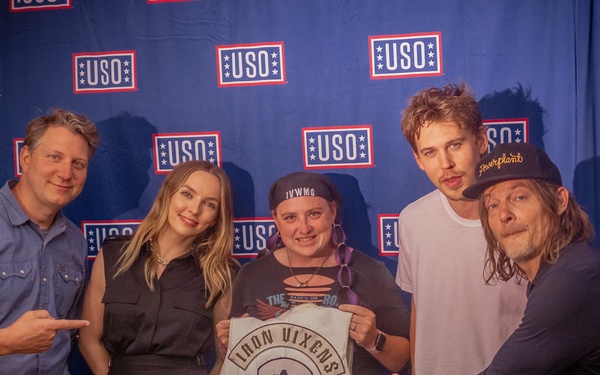 The Bikeriders stars and director visit Fort Irwin