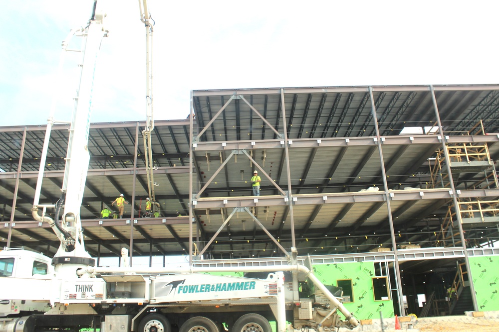May 2024 barracks construction operations at Fort McCoy