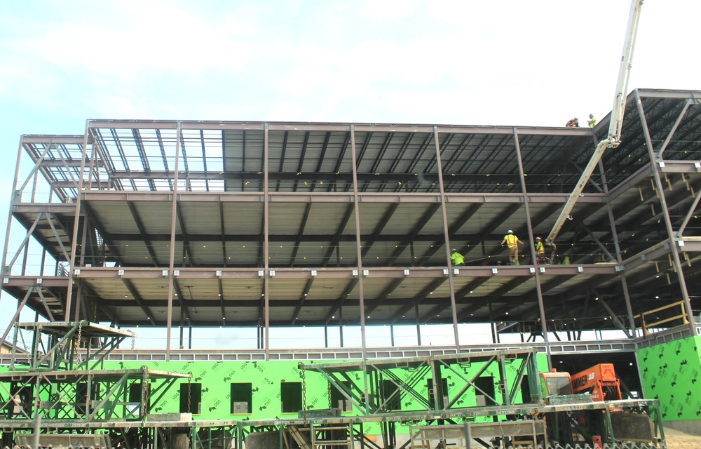 May 2024 barracks construction operations at Fort McCoy