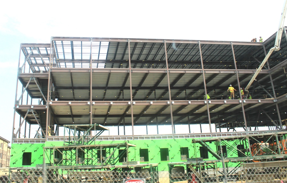 May 2024 barracks construction operations at Fort McCoy