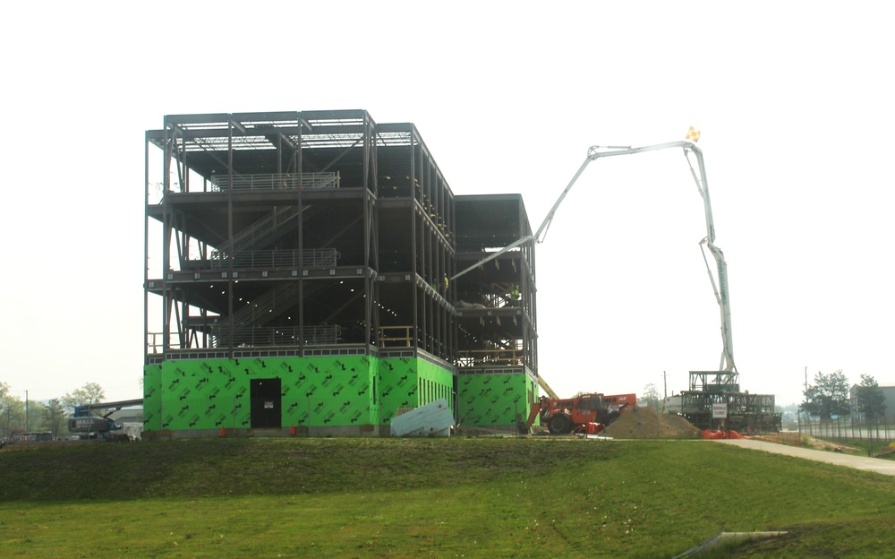 May 2024 barracks construction operations at Fort McCoy
