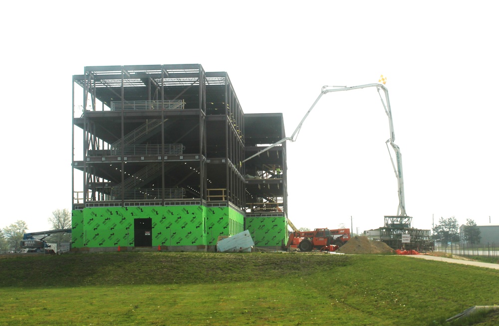 May 2024 barracks construction operations at Fort McCoy