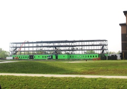 May 2024 barracks construction operations at Fort McCoy
