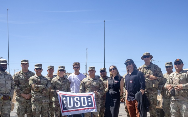 The Bikeriders stars and director visit Fort Irwin