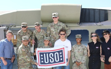 The Bikeriders stars and director visit Fort Irwin