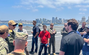 USS Carl Vinson (CVN 70) Hosts Defense Advanced Research Projects Agency