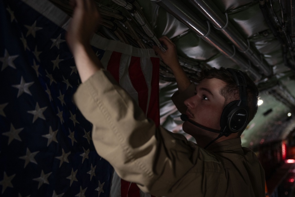 KC-135s refuel F-15s in U.S. Central Command