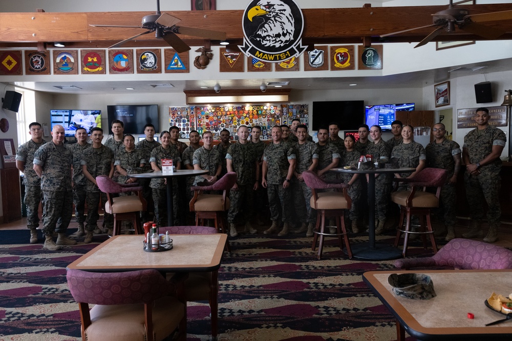 Master Sgt. Sean M. Denson gets promoted to master gunnery sergeant