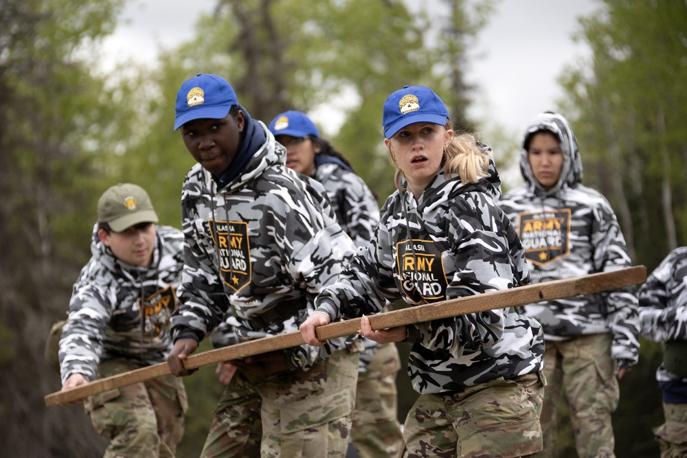 Junior Reserve Officer Training Corps cadets visit JBER Cadet Leadership Challenge camp