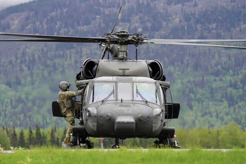 Junior Reserve Officer Training Corps cadets visit JBER Cadet Leadership Challenge camp