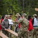 Junior Reserve Officer Training Corps cadets visit JBER Cadet Leadership Challenge camp