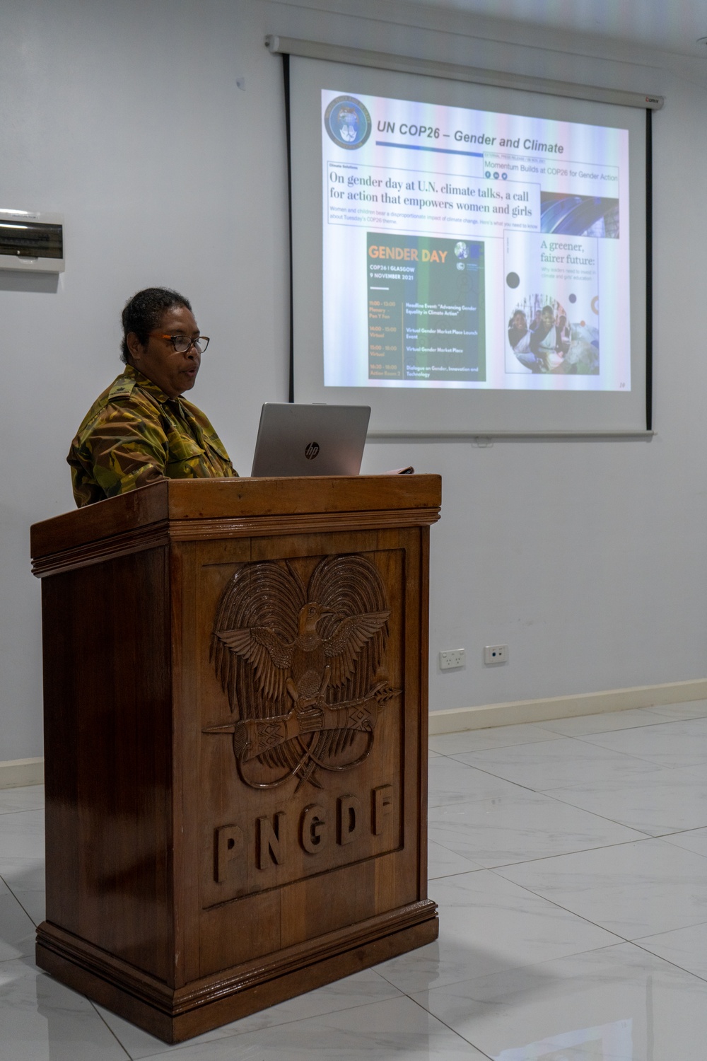 Papua New Guinea Defense Force completes Gender Focal Point training with U.S. DoD support