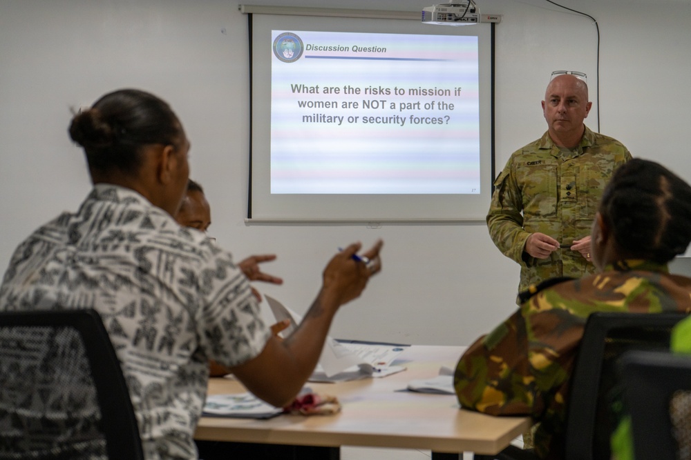 Papua New Guinea Defense Force completes Gender Focal Point training with U.S. DoD support