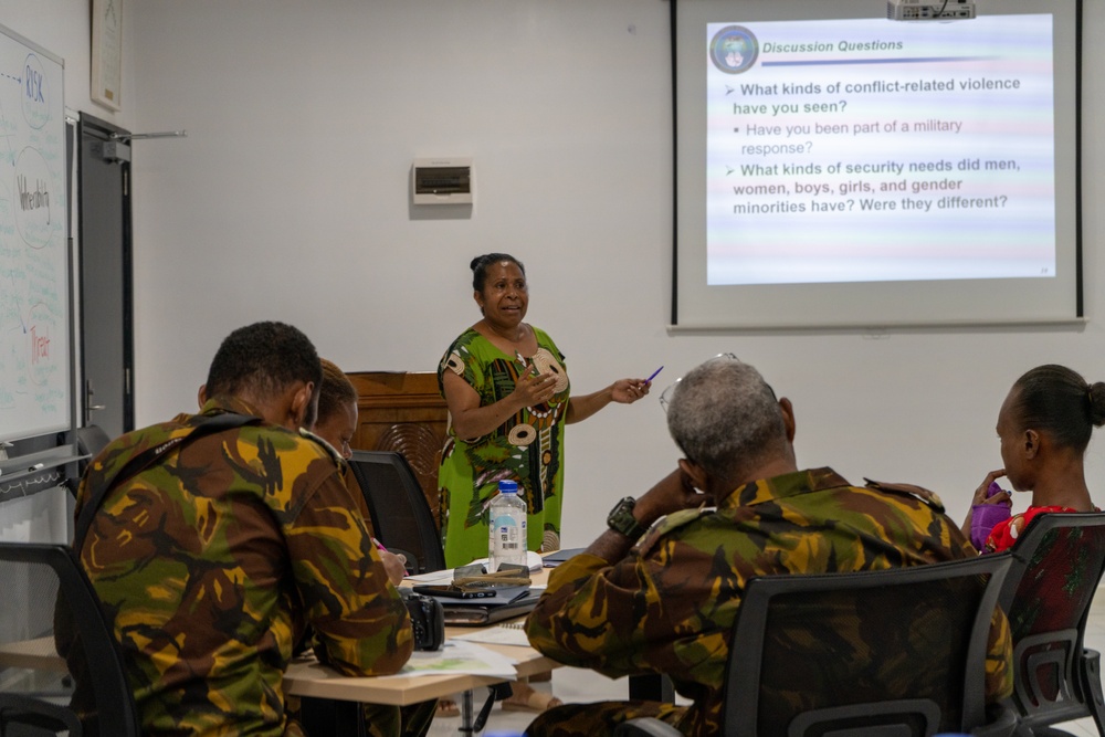 Papua New Guinea Defense Force completes Gender Focal Point training with U.S. DoD support