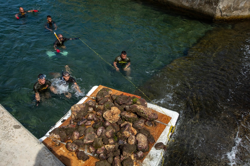 Fortifying partnerships: US Army, AFP divers clear Basco Port obstacles