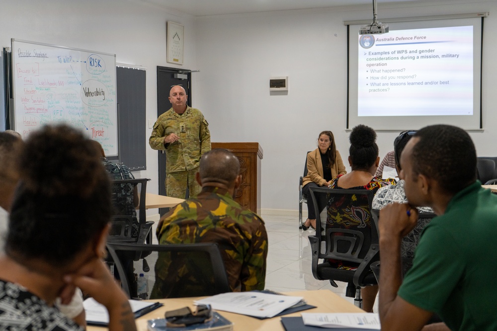 Papua New Guinea Defense Force completes Gender Focal Point training with U.S. DoD support