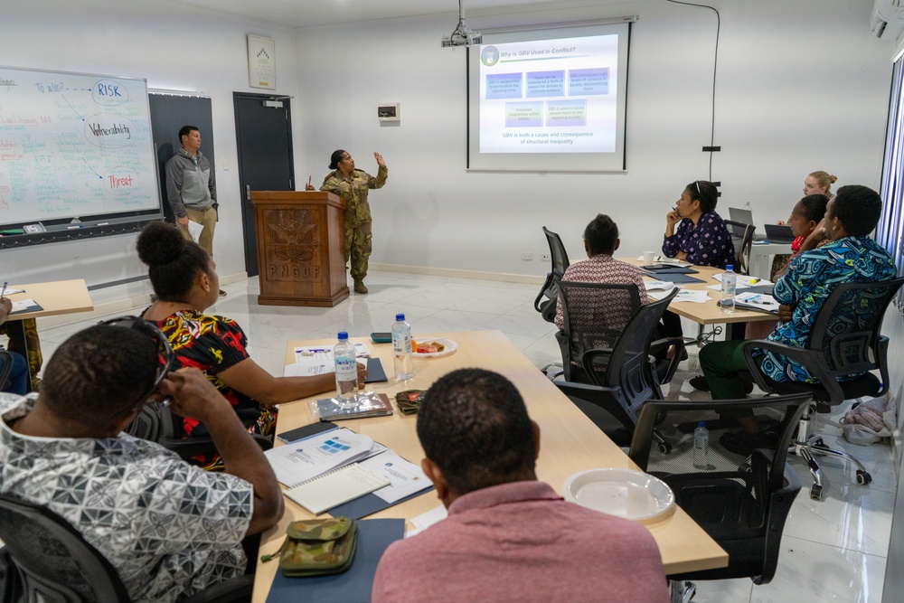 Papua New Guinea Defense Force completes Gender Focal Point training with U.S. DoD support