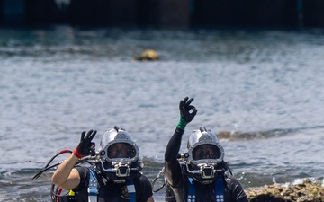 Fortifying partnerships: US Army, AFP divers clear Basco Port obstacles