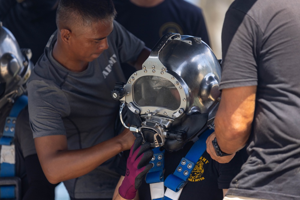 Fortifying partnerships: US Army, AFP divers clear Basco Port obstacles