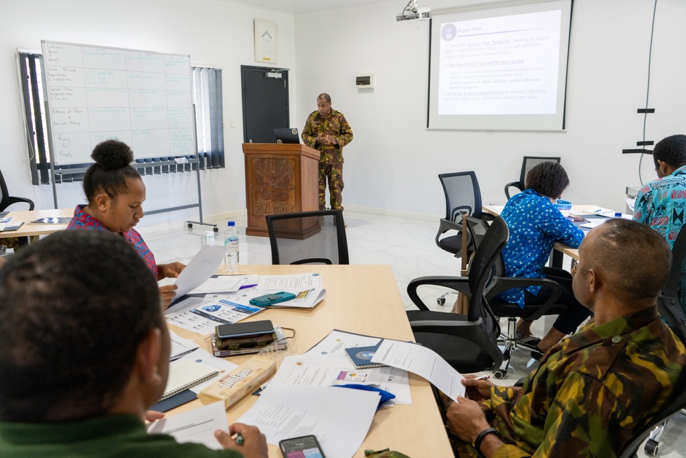 Papua New Guinea Defense Force completes Gender Focal Point training with U.S. DoD support