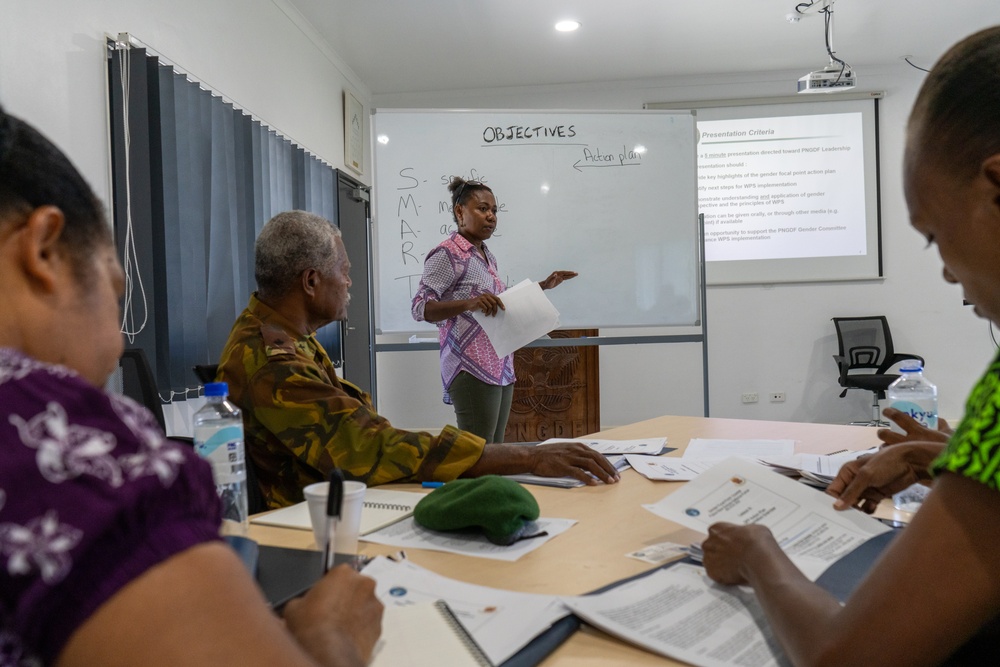 Papua New Guinea Defense Force completes Gender Focal Point training with U.S. DoD support