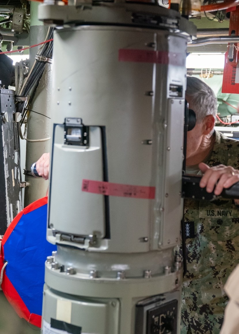 Adm. Stephen Koehler and Fleet Master Chief Davis visit USS Jefferson City (SSN 759) and Polaris Point, Naval Base Guam