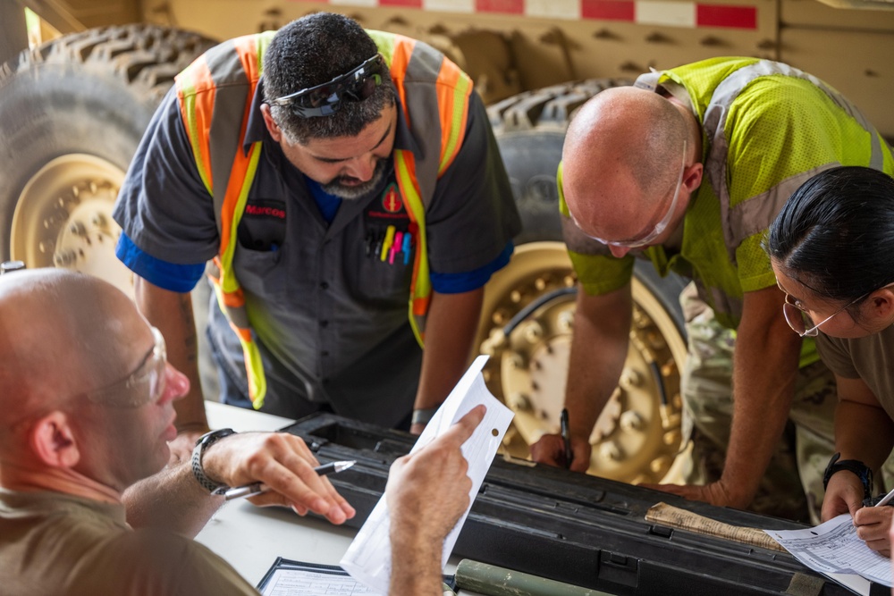 1015 Maintenance Company Receive Hands On Training from 63rd Readiness Division During Annual Training