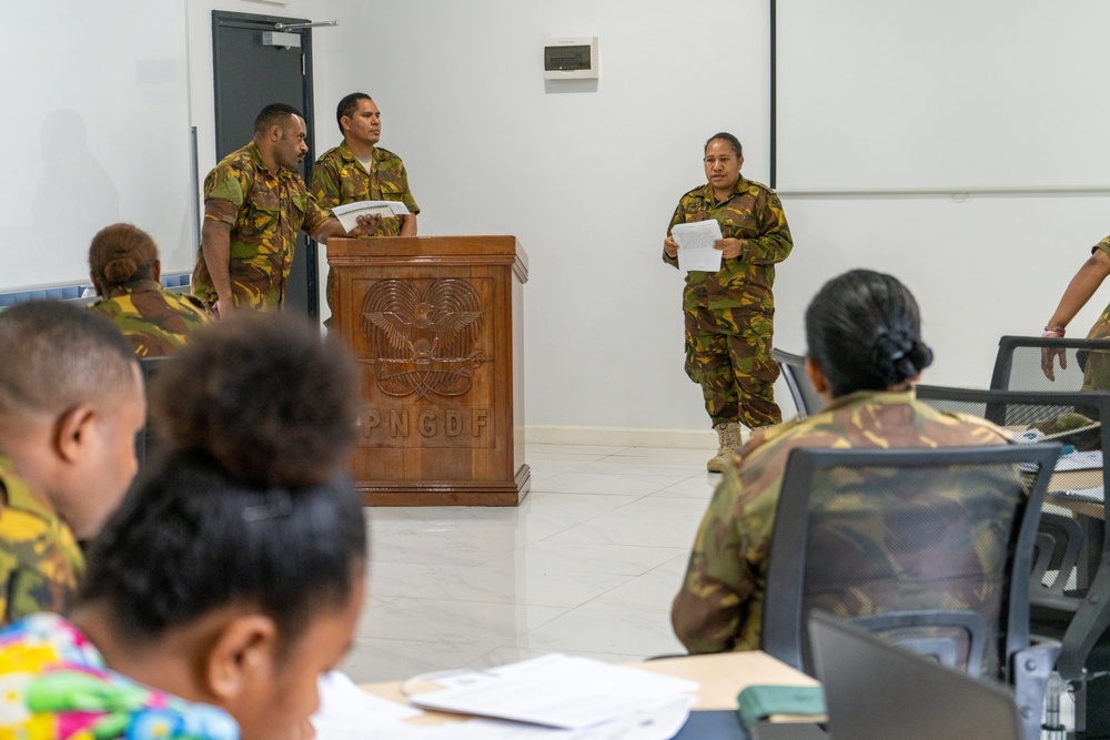 Papua New Guinea Defense Force completes Gender Focal Point training with U.S. DoD support